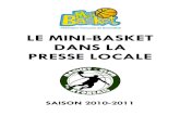 revue de presse mini basket 2010 2011