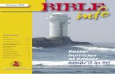 BibleInfo Printemps 2005