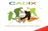 Guide de golf de la province de Cadix