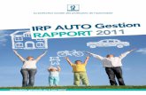 Irp auto gestion rapport 2011