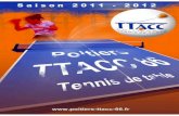 Brochure du Poitiers TTACC 86 - 2011/2012