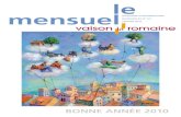 Le Mensuel. Revue d'informations municipales. Janvier 2010
