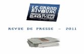 Revue de presse du Grand Bivouac 2011