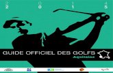 Guide Officiel des Golfs, Ligue Aquitaine 2014