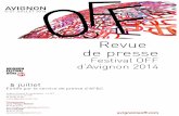Revue de presse - festival OFF d'Avignon - 5 juillet 2014