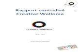 Rapport centralisé Creative Wallonia