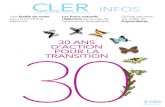 CLER infos n°100 - 30 ans d'action pour la transition énergétique
