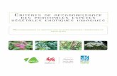 Guide critères de reconnaissance et gestion des principales espèces végétales invasives