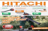 Hitachi Power For Professionals: Actions Outils de Jardin