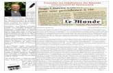 Courrier au médiateur du Monde - Maurice Lemoine