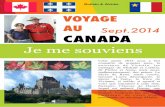 Voyage au canada 2014 - Guilain & Aimée