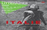 Escapades littéraires 2012 / Italie, du quotidien aux utopies.