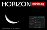 Horizon MiniMag numéro 1 | Juillet 2014