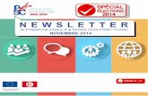 Newsletter PASC Tunisie Edition Novembre 2014