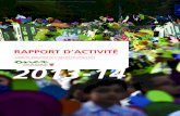 Rapport activité - Onex 2013-2014