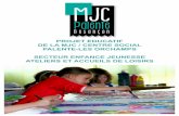 Projet éducatif enfance jeunesse MJC Palente