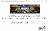 Vœux du Maire et de la Municipalité 18 janvier 2015