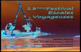Programme Festival Escales Voyageuses