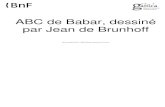 "ABC de Babar", dessiné par Jean de Brunhoff