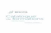 RESOTIS Catalogue de formations