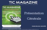 Présentation TIC Magazine - Mise à jour au 01.2015