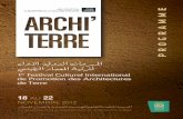 ARCHI'TERRE programme 2012