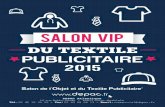 DEPAC -  Textile publicitaire - Catalogue  2015