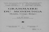 L.-B. de Boeck. Grammaire Du Mondunga 1952