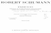 Schuman - Etudes sur un thème de Beethoven
