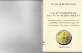 Pag 1-112, Sauf Pag 48-49 Nicolas Bloudanis - Faillites Greques Unr Fatalite Historique