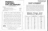 Musique - Dictionnaire D'Accords Pour Le Piano