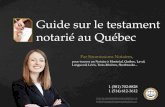 Testament notarié à Québec: guide, conseils, prix