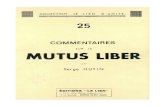 Hutin Serge - Commentaires Sur Le Mutus Liber