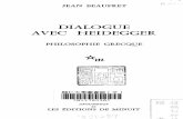 Dialogue Avec Heidegger - 1