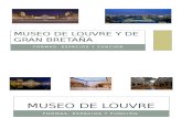 museo de louvre y de gran bretaña