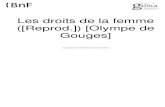 Déclaration Des Droits de La Femme Et Du Citoyenne