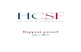 Rapport annuel du HCSF - 2016