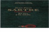 Sartre-El-Ser-y-La-Nada (L´être et le néant, 1943). Ed. Altaya