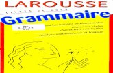 Larousse - Grammaire - Français