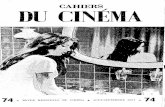 Cahiers du cinema 74