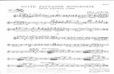 Bartók-Arma Suite Paysanne Hongrois Flöte