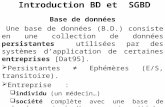 Introduction BD Et SGBD