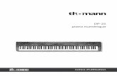 Thomann - Piano Numérique DP-25 - Notice d'Utilisation