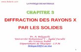 Introduction à La Physique Des Matériaux Chapitre 3 Diffraction Des Rayons X Par Les Solides
