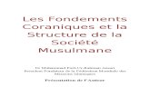 Les Fondations Coraniques et Structure de la Société Musulmane de Dr Ansari