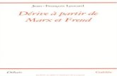 Jean-François Lyotard - Dérive à Partir de Marx Et Freud