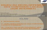 Enjeux Du Développement Des Contenus Locaux(Sur Internet)