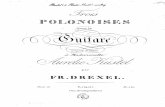 DREXEL, F. - Op. 18 - Trois Polonoises Pour La Guitare