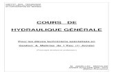 Cours Hydraulique PDF