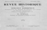 Revue Historique du Sud-Est Européen, 03 (1926), 2